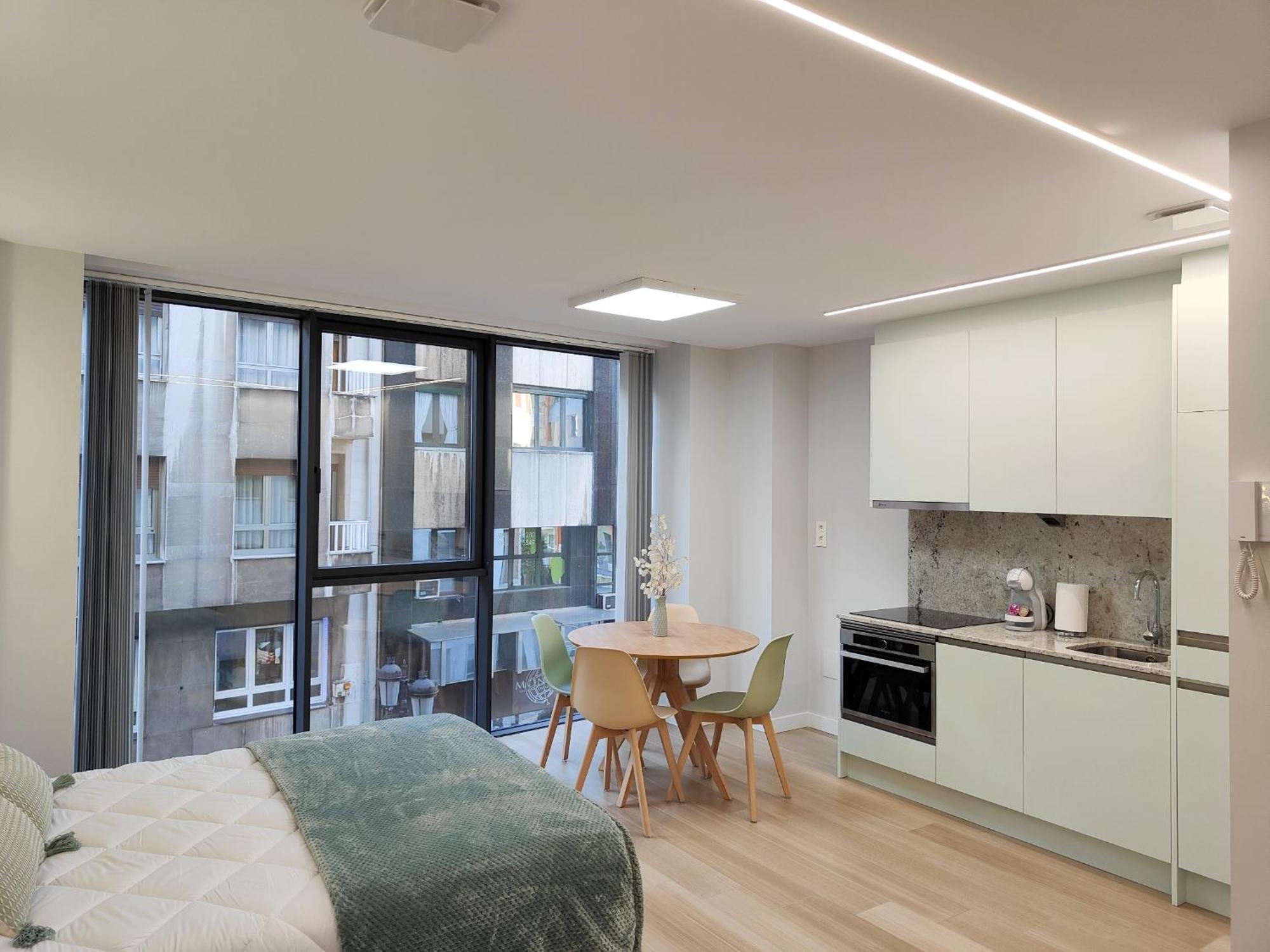 Apartamentos Centro Oviedo Caveda מראה חיצוני תמונה